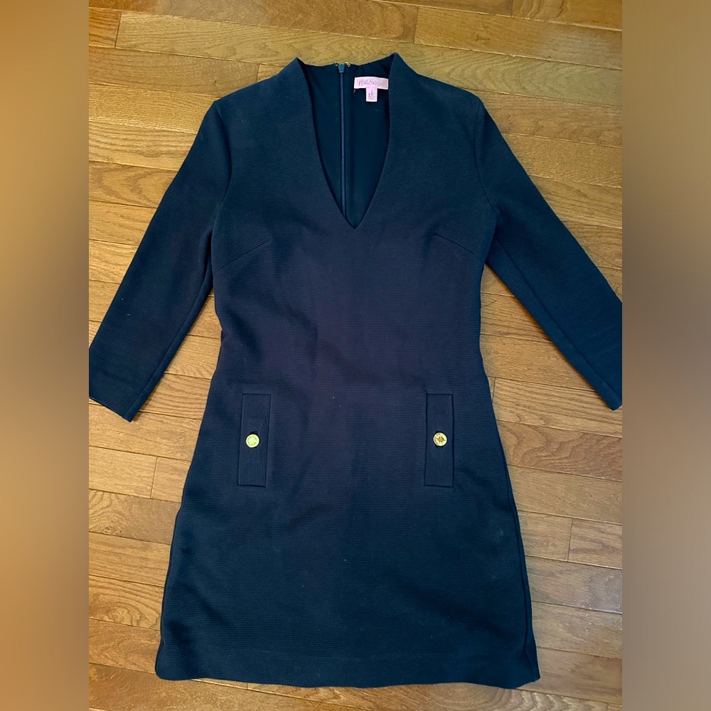Pretty navy dress